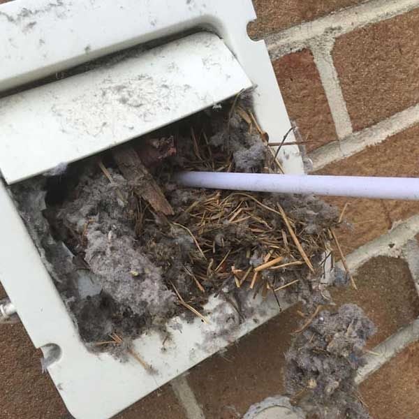 Clogged Dryer Vent