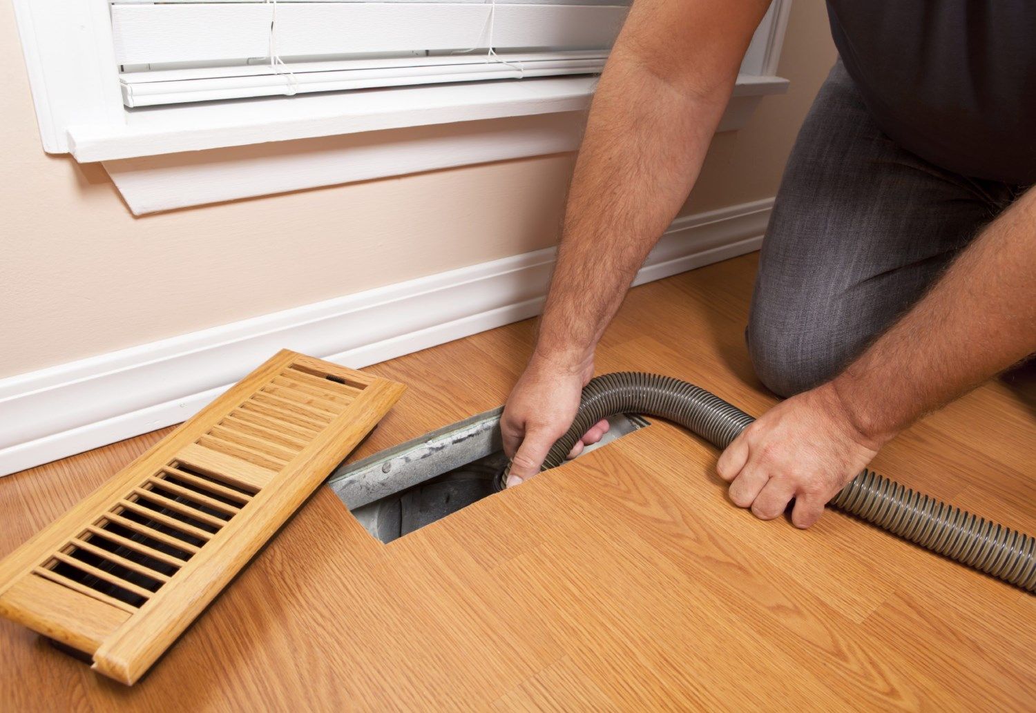 Clean air ducts can help improve the scent of your home.