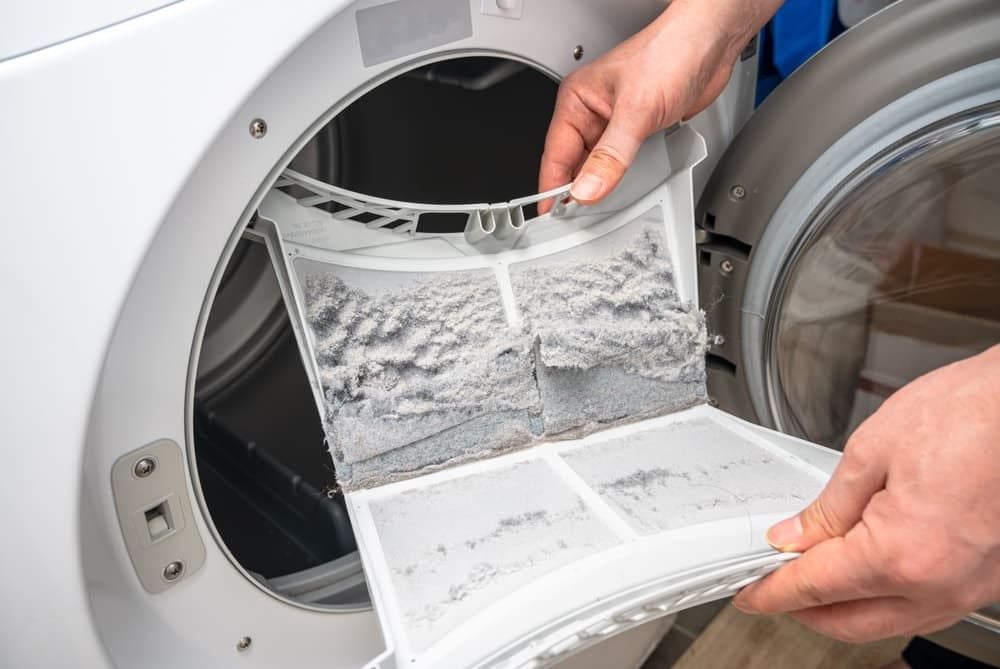 dryer vent needs cleaning if the lint trap accumulates more lint than usual