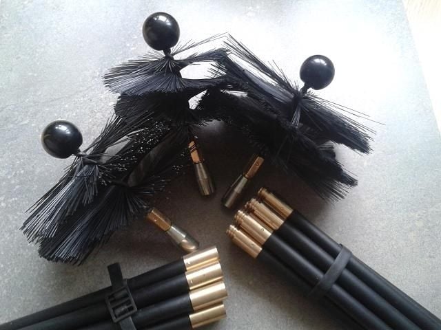 Flexible Rods and Brushes for Dryer Vent Cleaning