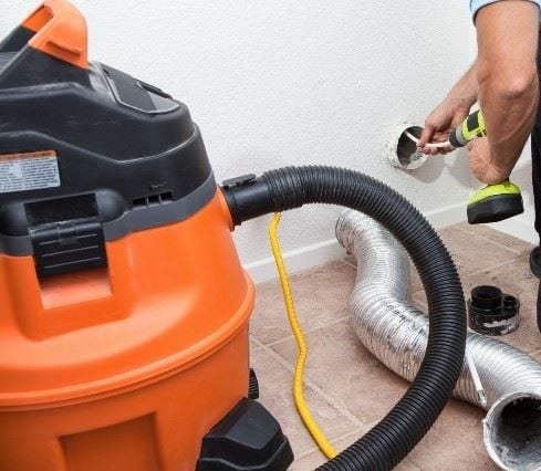 robust vacuum systems use to clean dryer vent