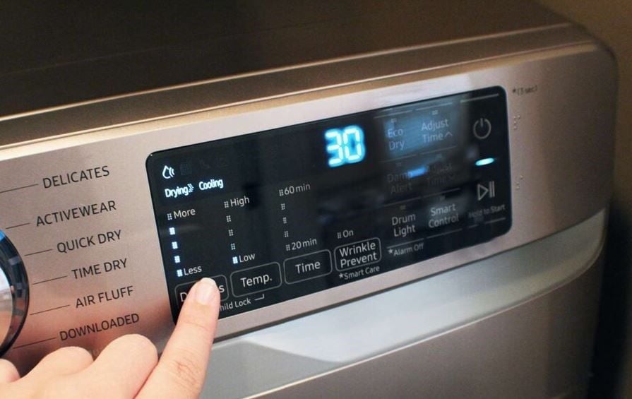 Please turn on the dryer